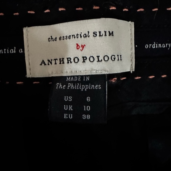 Anthropologie The Essential Slim Black Pants - Picture 4 of 4